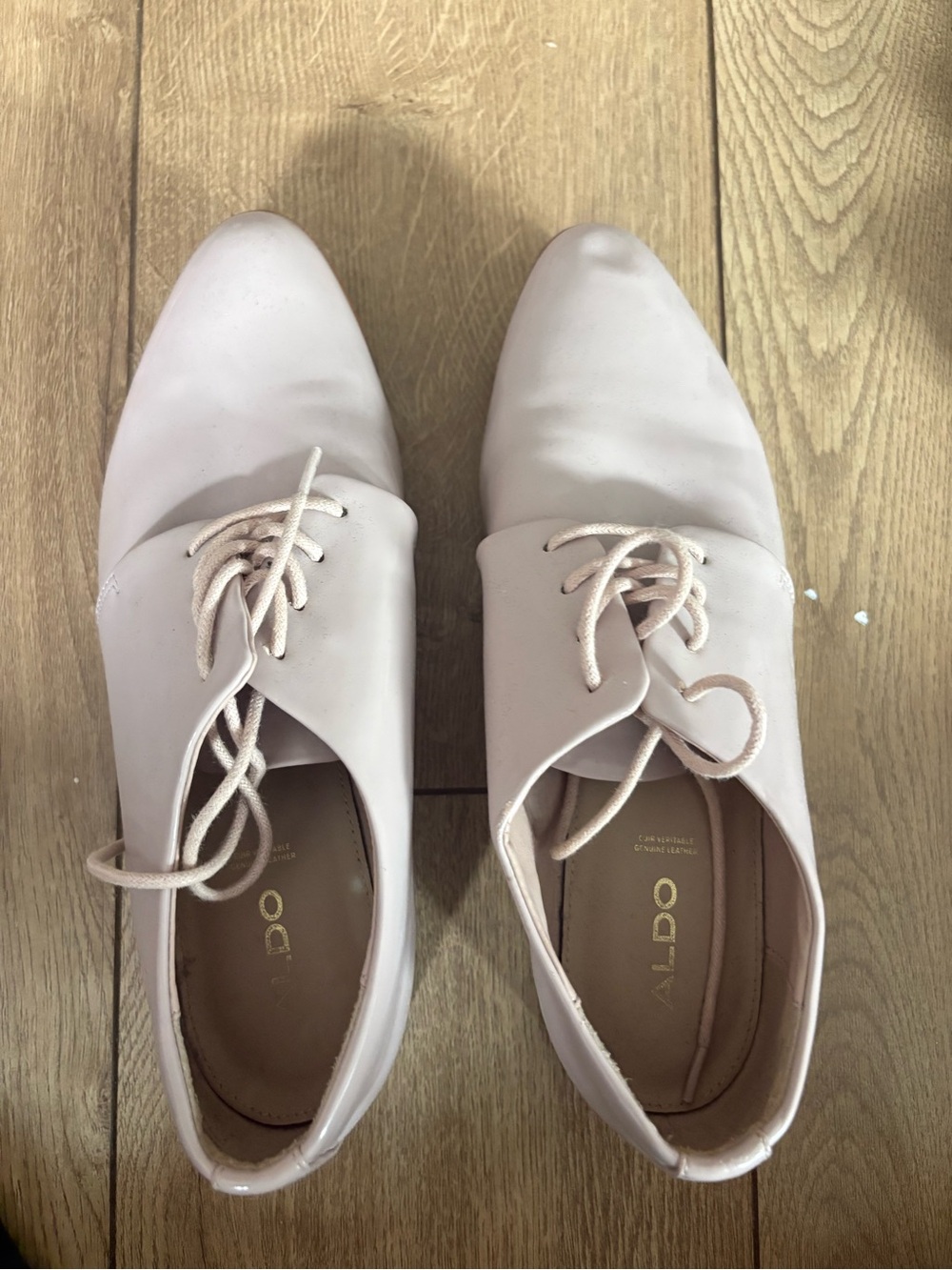 ALDO Women's Blush Lace-Up Oxford Flats